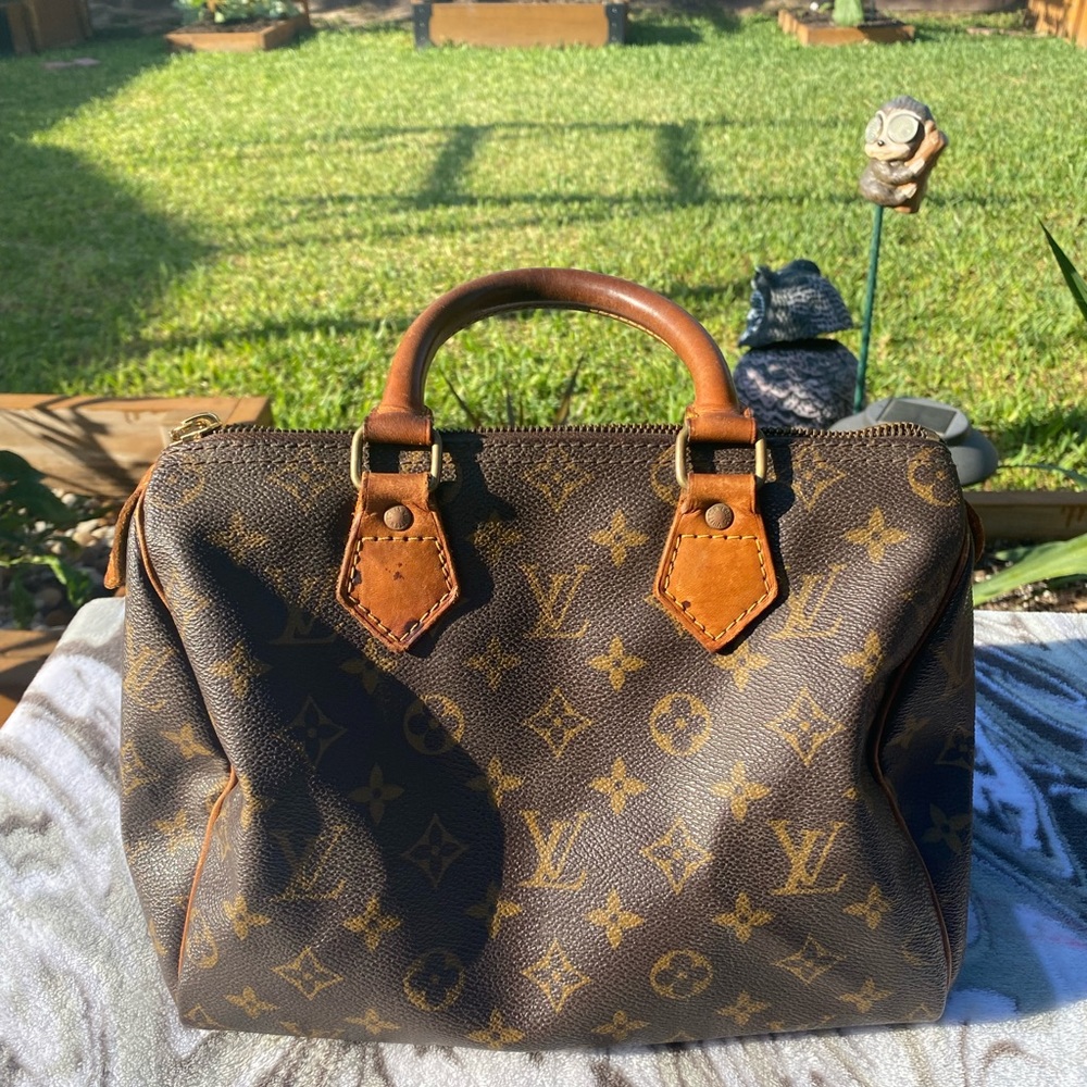 Louis Vuitton  Hand Bag Speedy 25 Browns Monogram